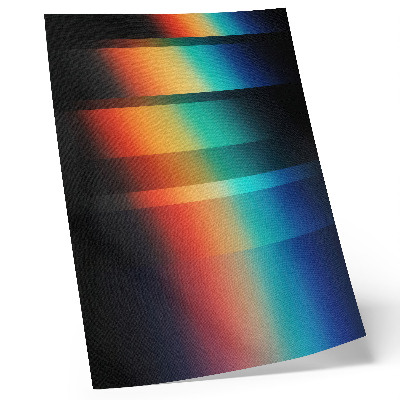 Kunstdruck leinwand Bunte horizontale Streifen, Tiefenwirkung, Bewegung