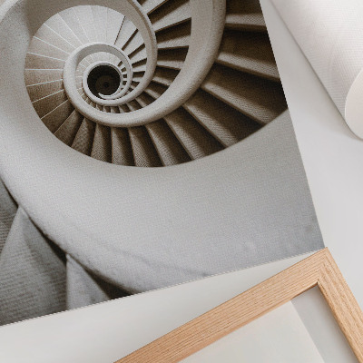 Wandposter Wendeltreppe moderne Architektur