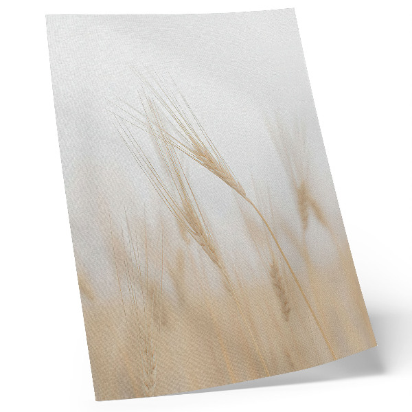 Wandposter Minimalistische Eleganz von Getreideähren