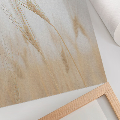 Wandposter Minimalistische Eleganz von Getreideähren