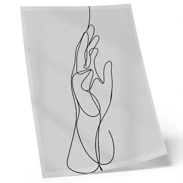 Wandposter minimalistisches Design mit handgezeichneter Eleganz