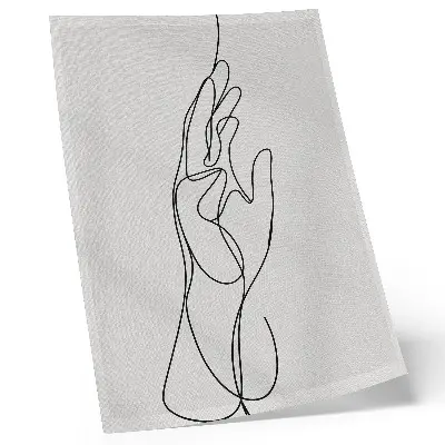 Wandposter minimalistisches Design mit handgezeichneter Eleganz