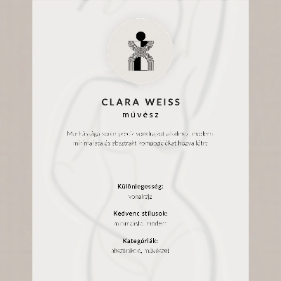 Wandposter Minimalistische, handgezeichnete Eleganz, Modernität