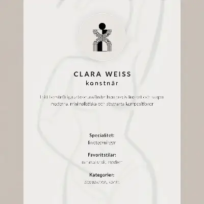 Wandposter minimalistisches Design mit handgezeichneter Eleganz