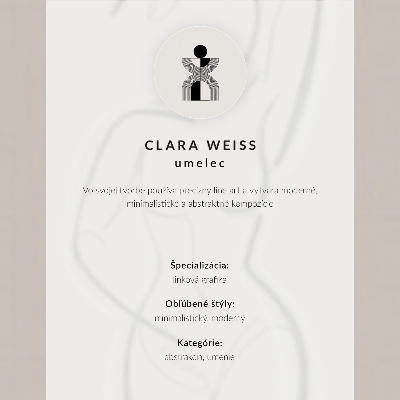 Wandposter Minimalistische, handgezeichnete Eleganz, Modernität