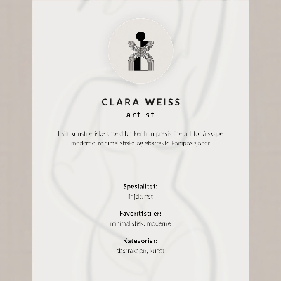 Wandposter Minimalistische, handgezeichnete Eleganz, Modernität
