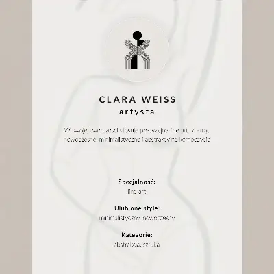 Wandposter minimalistisches Design mit handgezeichneter Eleganz