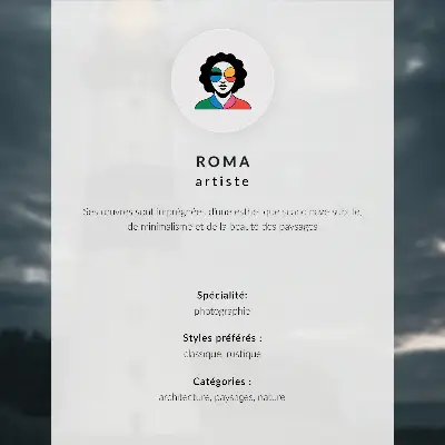 Kunstdruck auf Leinwand gelbes Haus mit Bergmotiv im minimalistischen Stil für eine friedvolle Atmosphäre