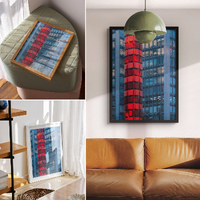 Wandposter Moderne Architektur, urbanes Flair, Weitläufigkeit