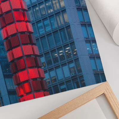 Wandposter Moderne Architektur, urbanes Flair, Weitläufigkeit
