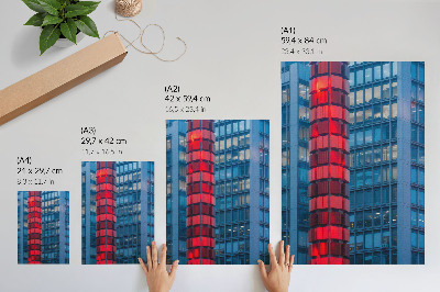 Wandposter Moderne Architektur, urbanes Flair, Weitläufigkeit