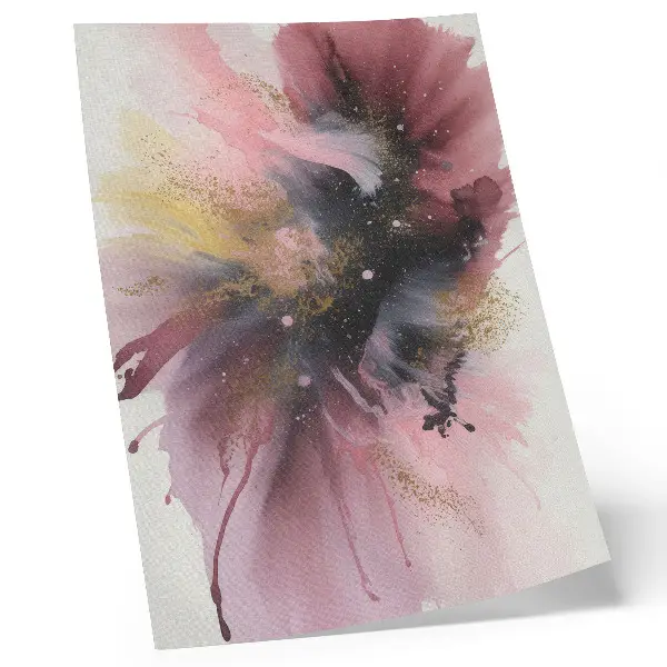 Leinwand-Kunstdruck eine Explosion von Farbe und Energie im modernen Stil