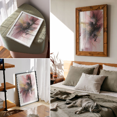 Kunstdruck leinwand Eine Explosion von Farbe und Energie, moderner Stil