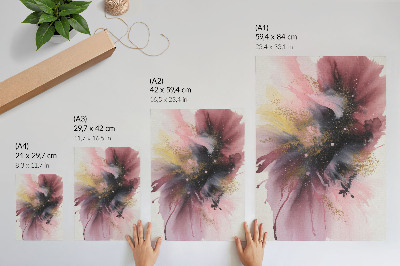 Kunstdruck leinwand Eine Explosion von Farbe und Energie, moderner Stil