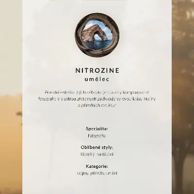 Poster Spiegelung eines einzelnen Baumes im See mit Nebel