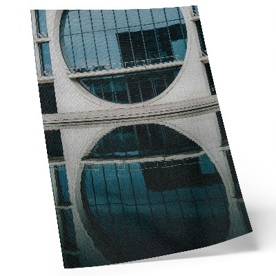 Kunstdruck leinwand Moderne Architektur, Glasspiegelung des Gebäudes