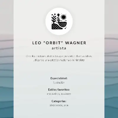 Wandposter Vögel im Flug in einem orangefarbenen Kreis im minimalistischen Stil
