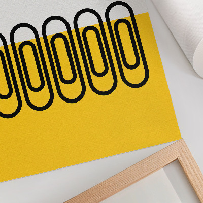 Wandposter Klare geometrische Linien und kontrastierende Farben