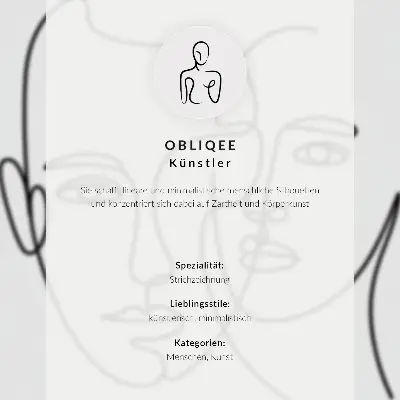 Poster subtile Formenlinien in Eleganz und Harmonie