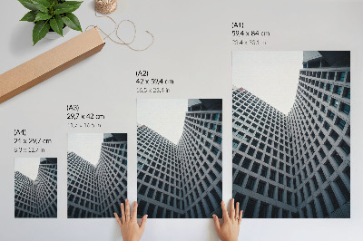 Kunstdruck leinwand Vertikale Linien in der modernen Architektur