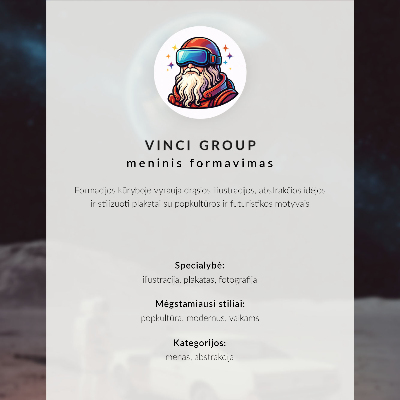 Wandposter Astronaut auf dem Mond, Auto, Erde, Sterne