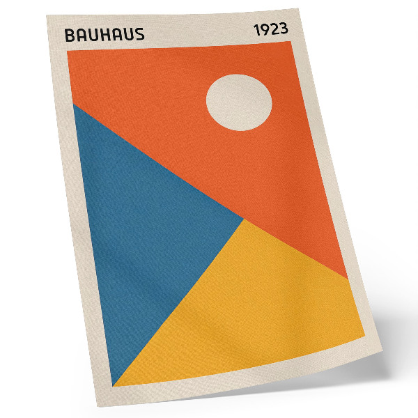 Kunstdruck leinwand Geometrische Formen, intensive Farben, moderne Atmosphäre