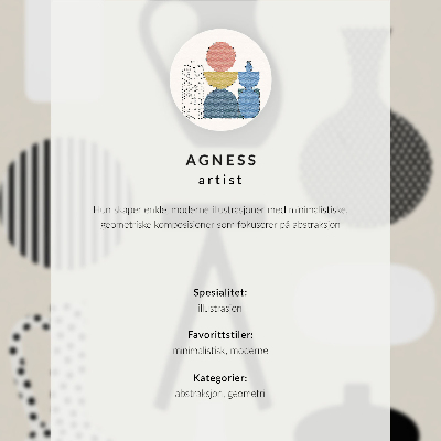 Poster Geometrische Architektur, Farben, Harmonie, Raum