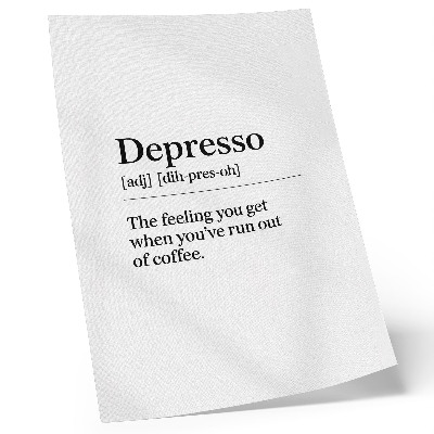 Kunstdruck leinwand Definition von Depression