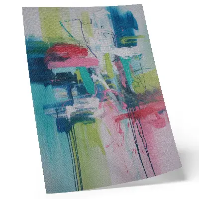 Poster intensive Farben mit Energie und Abstraktion