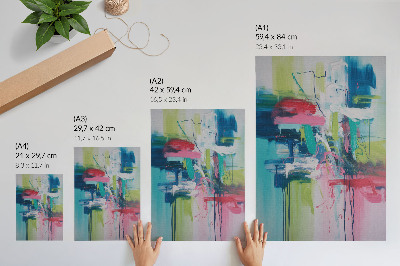 Poster Intensive Farben, Energie, Abstraktion
