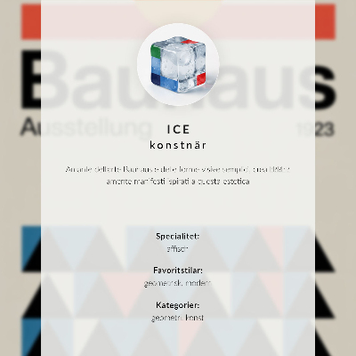 Wandposter Geometrische Komposition, moderner Minimalismus