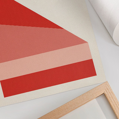 Wandposter Geometrische Komposition, moderner Minimalismus