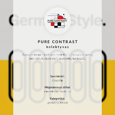 Wandposter Der Bauhaus-Stil zeichnet sich durch geometrische Schlichtheit aus.