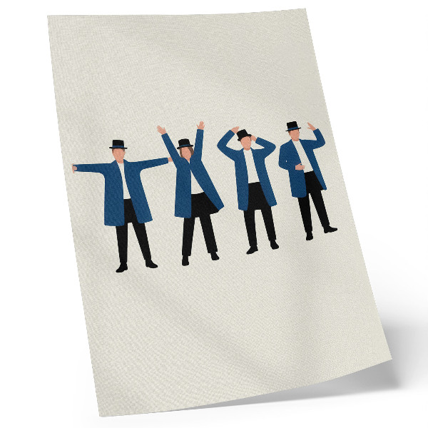 Poster Moderne Charaktere im skandinavischen Stil
