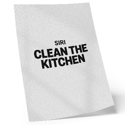 Poster Minimalistische Inschrift, kontrastierendes Motiv