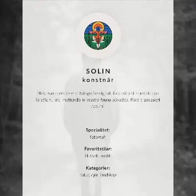 Poster Bär im Wald in realistischer Komposition