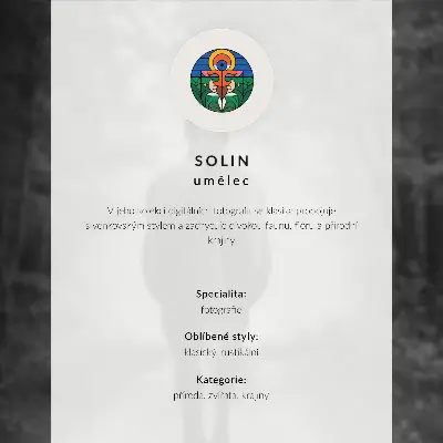 Poster Bär im Wald in realistischer Komposition