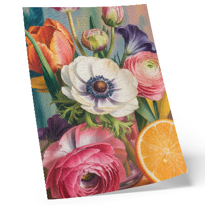 Poster Blumen voller Leben und Farbe ohne Kommas