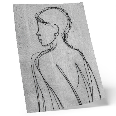 Wandposter Linienführung, Modernität, Ruhe, Grautöne, Eleganz