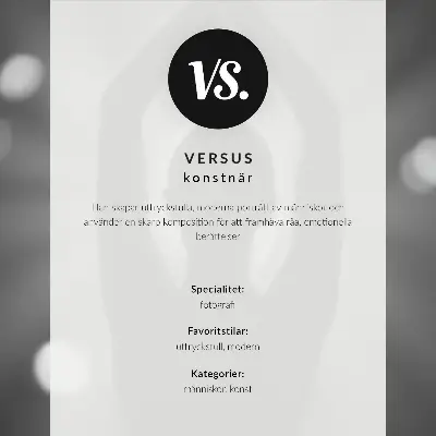 Kunstdruck auf Leinwand monochromes Porträt mit Freiheit und Minimalismus