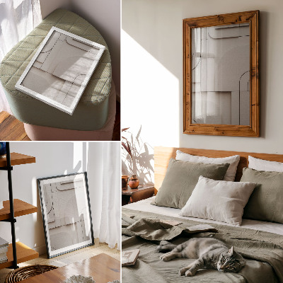 Kunstdruck leinwand Geometrische Formen, moderne Komposition, Eleganz