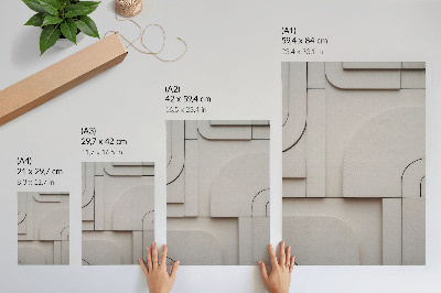 Kunstdruck leinwand Geometrische Formen, moderne Komposition, Eleganz