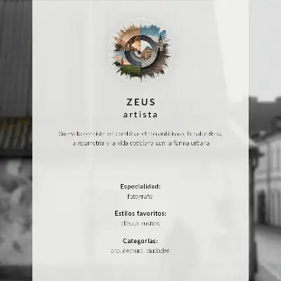 Poster rustikaler Turm mit Ziegeldach unter blauem Himmel