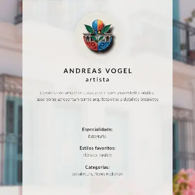 Poster mit symmetrischer Fassade, marineblauen Fensterläden und floralen Verzierungen