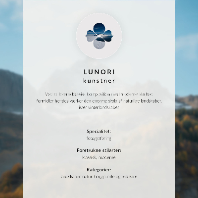 Wandposter Bergblick, Spiegelbild, ruhiges Wasser