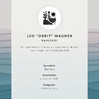 Wandposter Kaffeetasse in warmen Farben mit minimalistischem Design