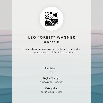 Wandposter Kaffeetasse in warmen Farben, minimalistisch