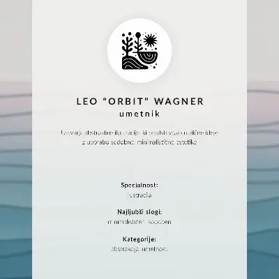 Wandposter Kaffeetasse in warmen Farben mit minimalistischem Design