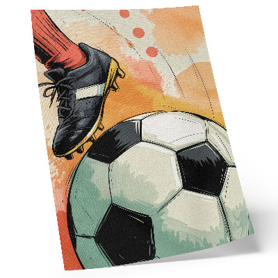 Poster Sportlicher Akzent, schöne Farben, dynamische Komposition