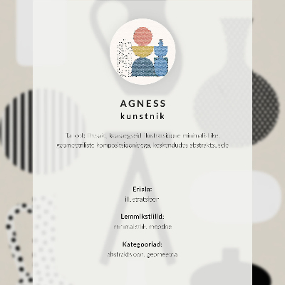 Wandposter Schwarze und weiße Augen, moderne Symmetrie, Kontrast